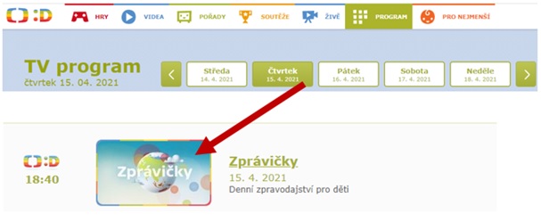 Reportáž ze ZŠ Lužec nad Vltavou na ČT – Déčko 15.4. 2021 v 18,40 hod.